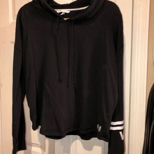 Victoria Secret black crop hoodie